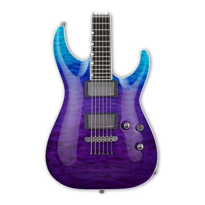 ESP E-II Horizon NT-II Electric Guitar, Blue-Purple Gradation image 5