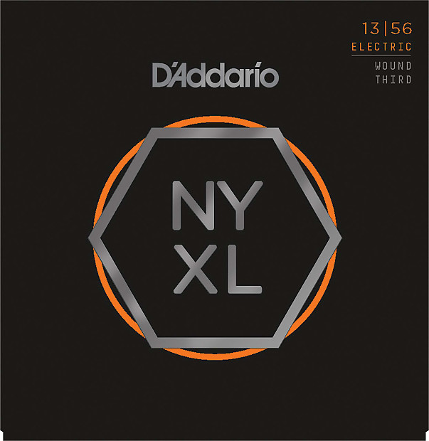 D'Addario NYXL1356W Nickel Wound Electric Guitar Strings, Medium Gauge with Wound 3rd image 1