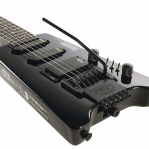 Hohner G3T Headless Guitar with Steinberger Tremelo in Black | Reverb