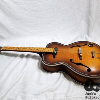 Kay/Harmony N-3 Player-Grade "The Gutbucket" Archtop w/ Goldfoil Pickup (1950s, Antique Burst) image 17