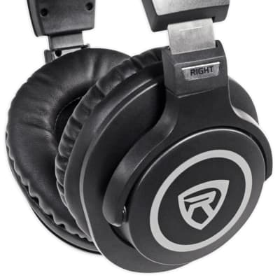 Rockville PRO-M50 Studio Headphones with Detachable Coil Cable, Case+Extra Ear Pad image 3