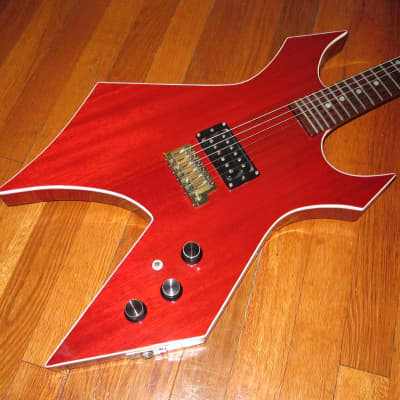 B.C. Rich Warlock II - Made in USA 1982 Trans Red image 1
