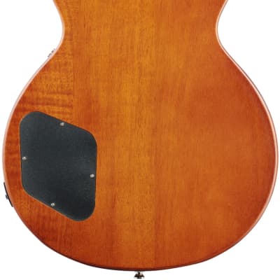 Epiphone Les Paul Modern Figured Electric Guitar, Magma Orange Fade image 5