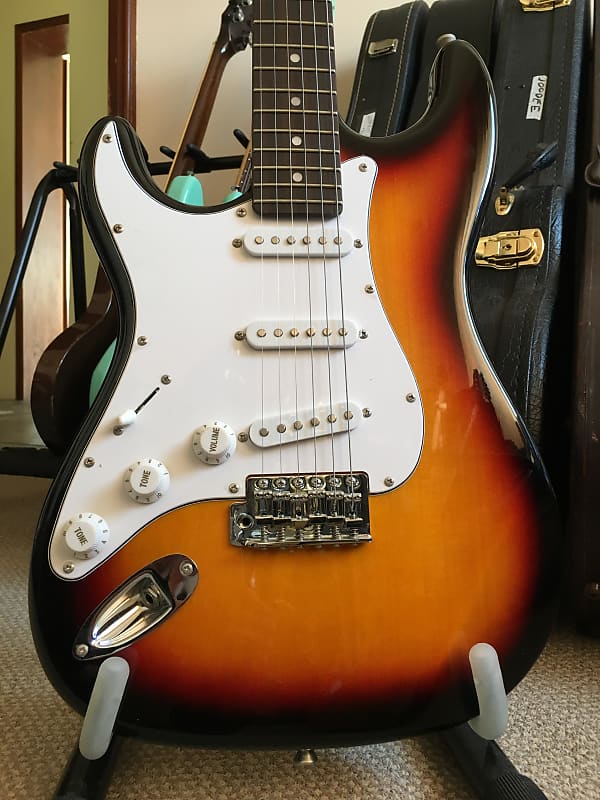 Legend Stratocaster LH Lefty Left Handed Strat made by Aria image 1