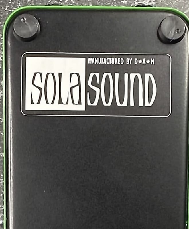 Sola Sound Tone Bender MKIV “Kawasaki Green” by D*A*M! | Reverb Sola Sound Tone Bender MKIV “Kawasaki Green” by D*A*M! | Reverb