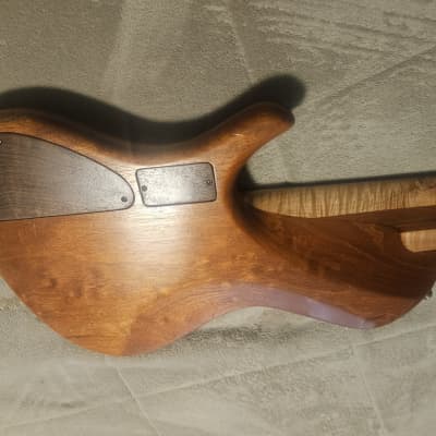 Pavel's 6 String Bass Signature Aryel Pro II 2007 - Walnut, Honduran Mohogany Bottom, Red wood Barrel image 4