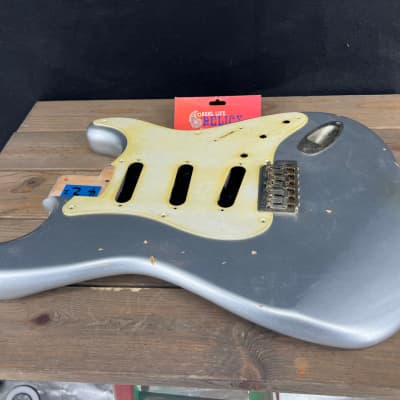 Real Life Relics Strat® Stratocaster® Body Aged Inca Silver #2 image 5