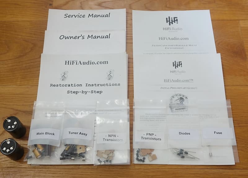 Yamaha CR-440 restoration kit filter capacitor repair rebuild fix  			