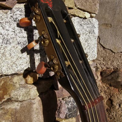Antique 'Vokáč' Parlor guitar ca. 1930 -Restored image 12