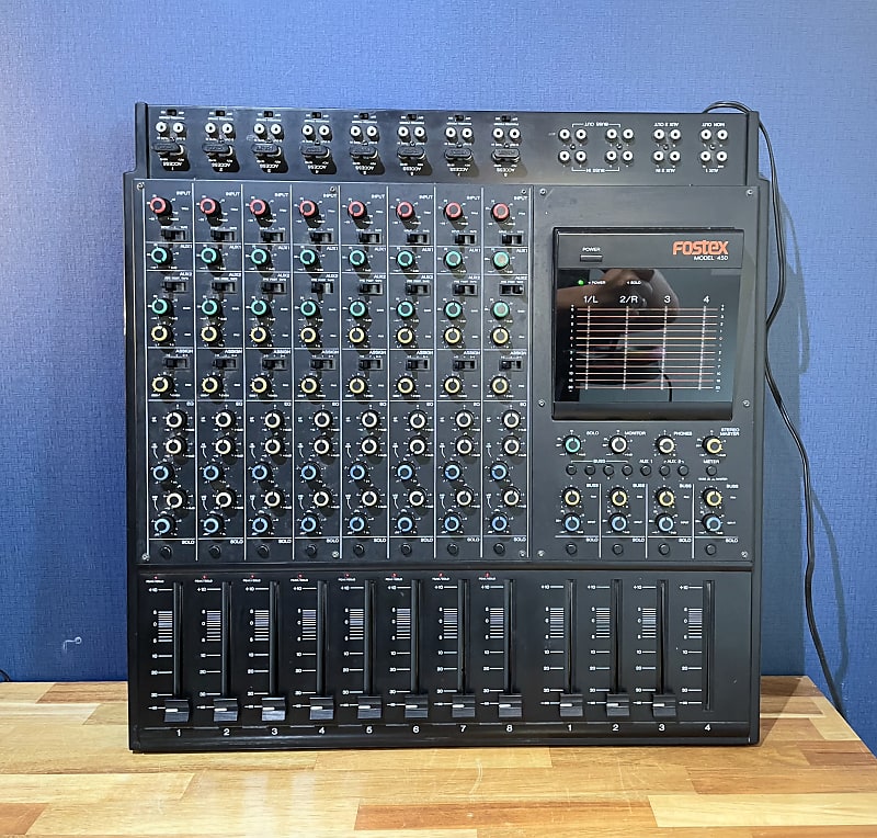 Fostex Model 450 Vintage 8-Channel Recording Mixer