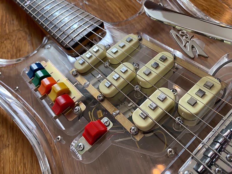 Very Rare 1990's Japanese Teisco Spectrum 5 Acrylic with