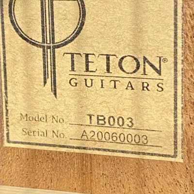 Teton TB003  Baritone Natural Mahogany, Great Ukulele for Beginner or Pro,  Support Small Business image 6