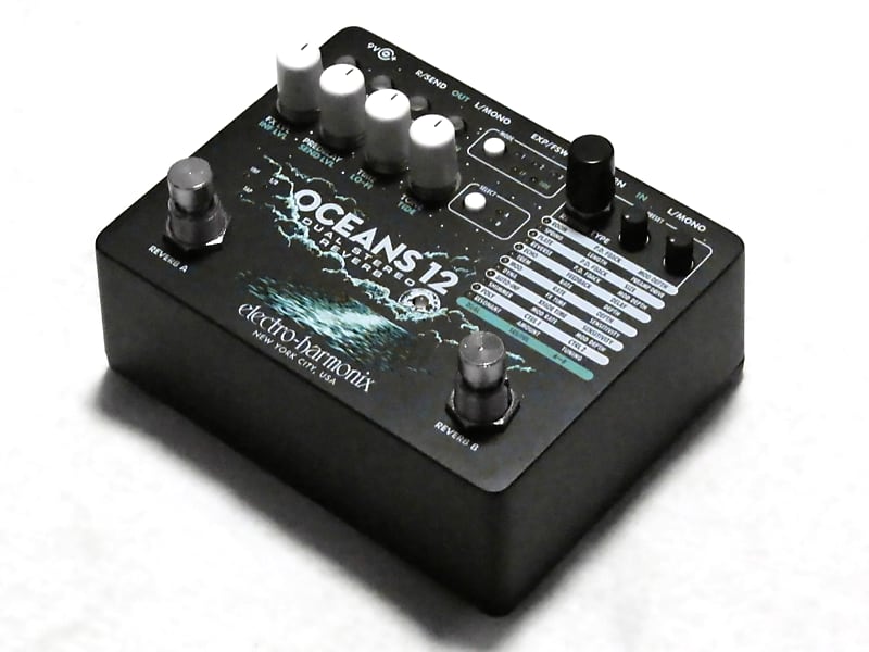 Used Electro-Harmonix EHX Oceans 12 Dual Stereo Reverb Guitar