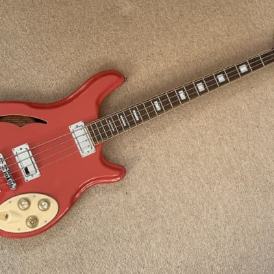 Italia Rimini 4 String Electric Red- Vintage Style! for sale