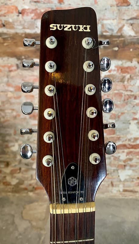 Suzuki Violin F-180 1970s 12-string Acoustic Guitar Japanese