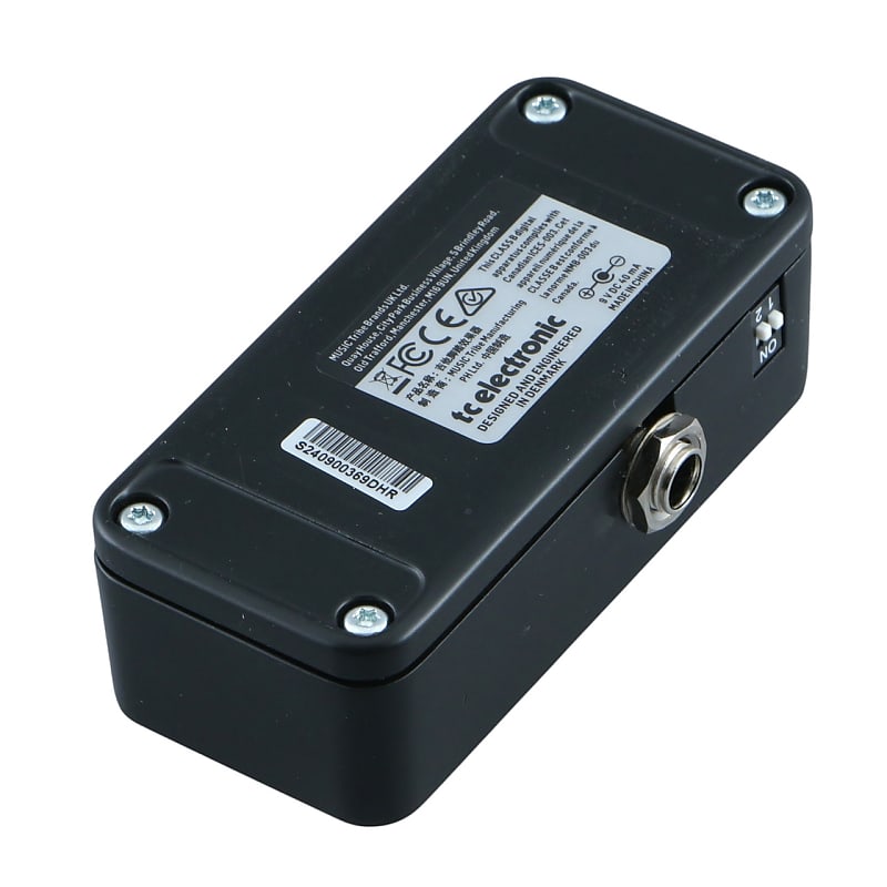 TC Electronic Polytune 3 Noir Mini Polyphonic Tuning Pedal