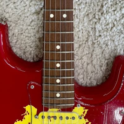 Fender 30th Anniversary Screamadelica Primal Scream Stratocaster with Deluxe Bag image 5