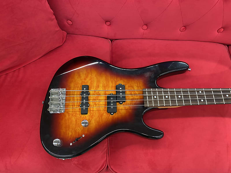Washburn XB102 Bass Guitar Sunburst Reverb