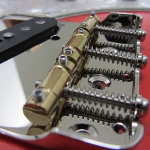 Gotoh Bridge for Bigsby B5 Telecaster Tele No Lip Gotoh InTune Compensated Saddles  Nickel plated image 10