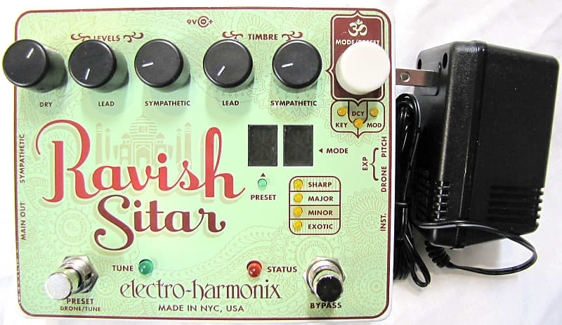 Used Electro-Harmonix EHX Ravish Sitar Electric Guitar Effects Pedal! image 1