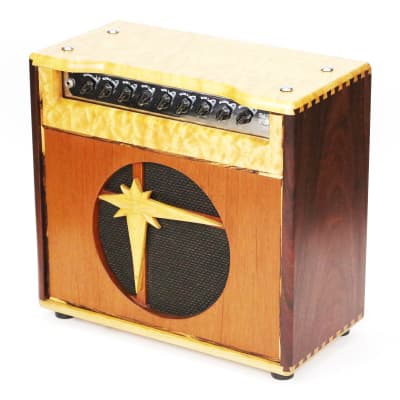 2003 Star Gain Star 30 Exotic Wood Cabinet Rare Prototype EL34 12” Combo Amplifier by Mark Sampson of Matchless image 3