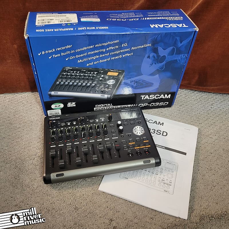 Tascam DP-03SD Digital Portastudio w/ Box Used