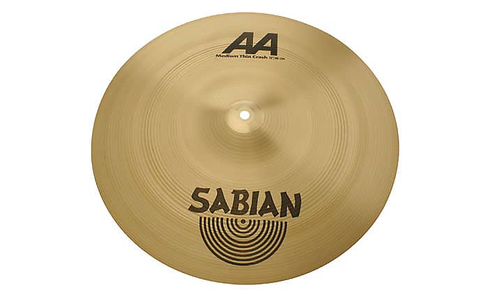 Sabian AA Series 18" Medium Thin Crash Cymbal - 21807 (Natural) image 1