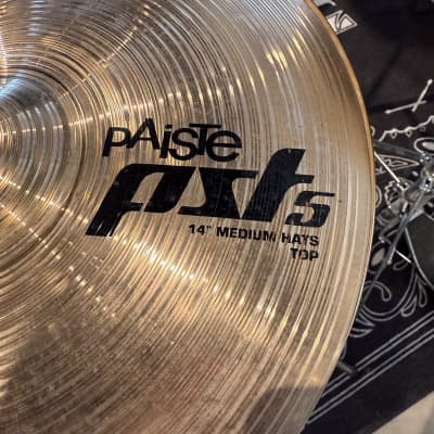 Paiste 14" PST 5 Medium Hi-Hat Cymbals (Pair) 2012 - Present - Traditional image 2