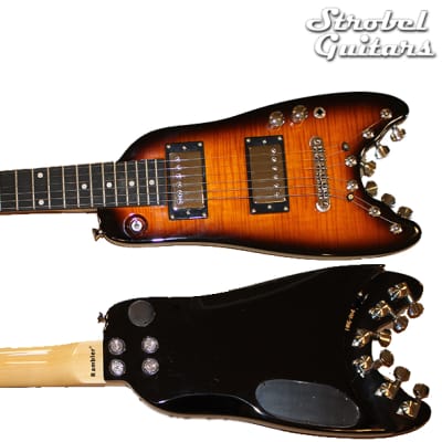 Strobel Rambler Travel Guitar - Tobacco Sunburst image 4