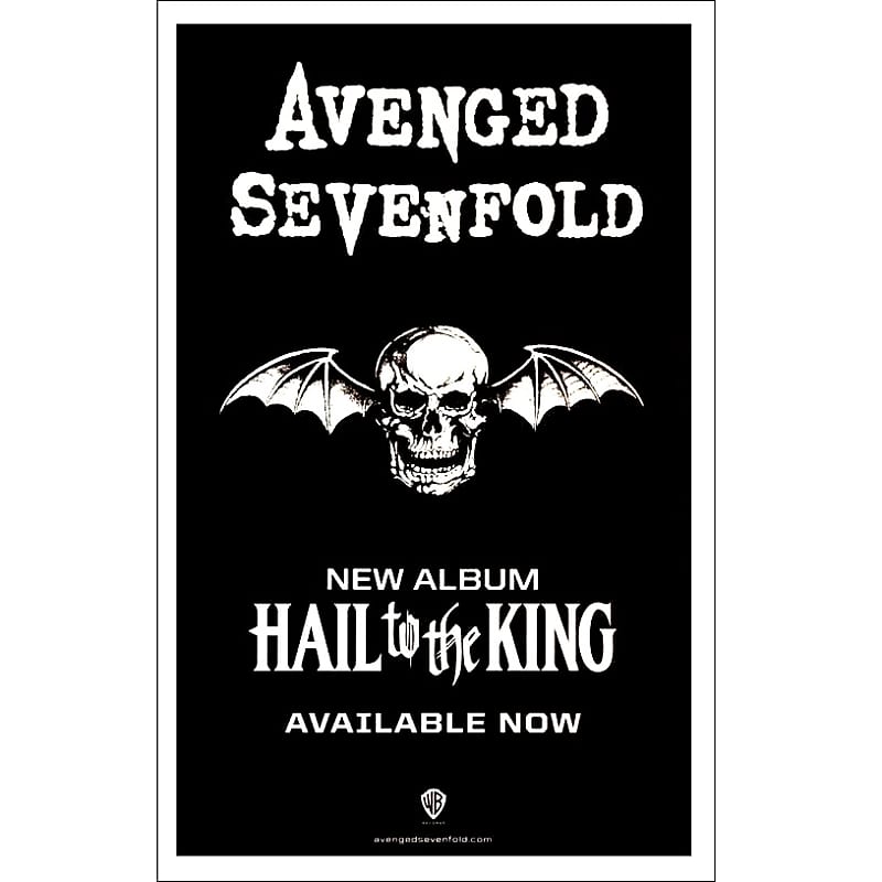 AUTHENTIC Avenged Sevenfold WHITE ALBUM Large Concert Tour T 