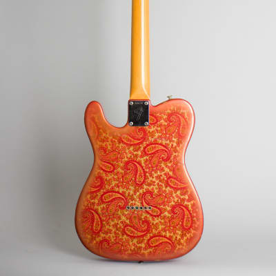 Fender  Telecaster Paisley Solid Body Electric Guitar (1968), ser. #250279, original black tolex hard shell case. image 2