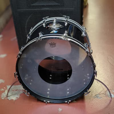 Classic 1970s Ludwig Smoke Vistalite 14 x 22" Bass Drum - Looks Really Good - In Your Face Tone! image 1