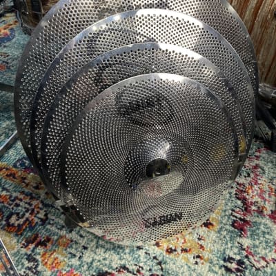 Sabian - Quiet Tone QTPC504 Practice Cymbals Set, 14 hi-hats-/16-/18-/20-inch image 1