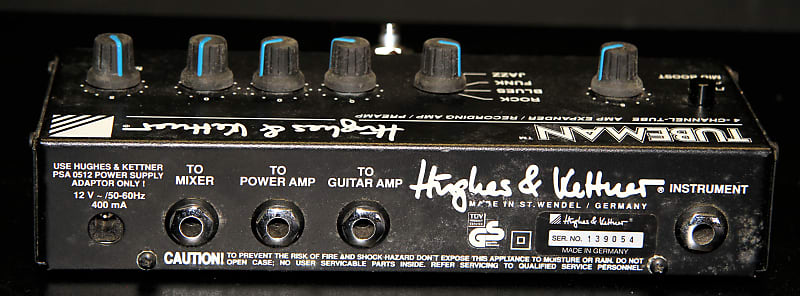 Hughes & Kettner Tubeman mk1 Valve Guitar Pre-Amp | Reverb