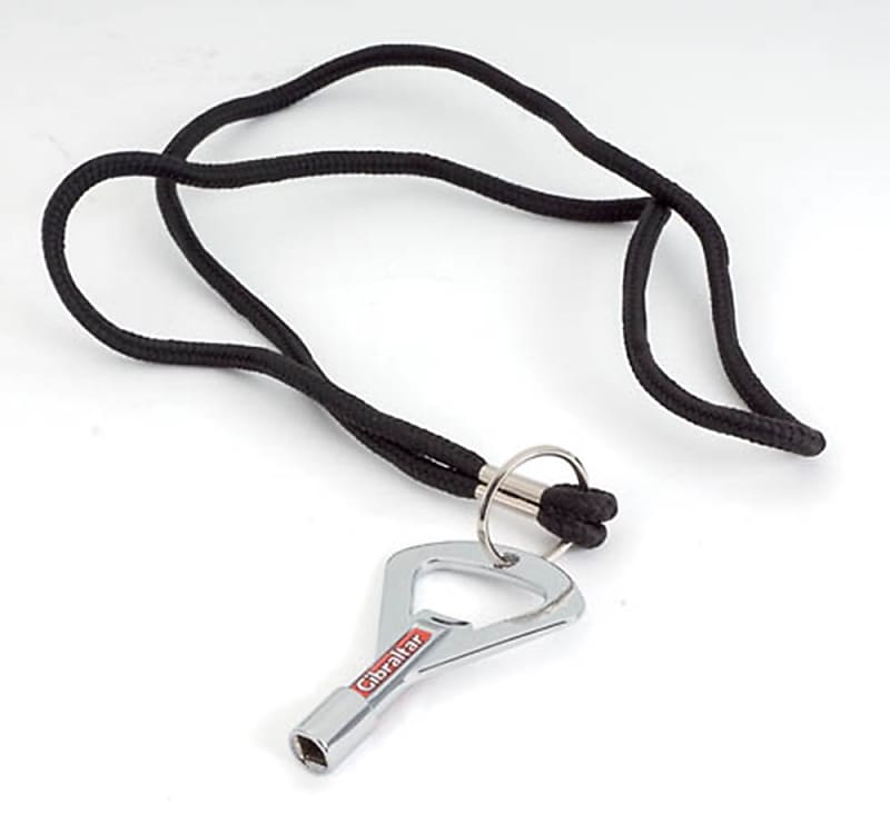 Gibraltar SC-GDKBCO Lanyard Drum Key/Bottle Opener - Chrome image 1