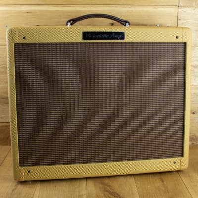 Victoria Amplifier Victoriette 112 Combo 6L6, Tweed with 1/2 Power Switch image 2