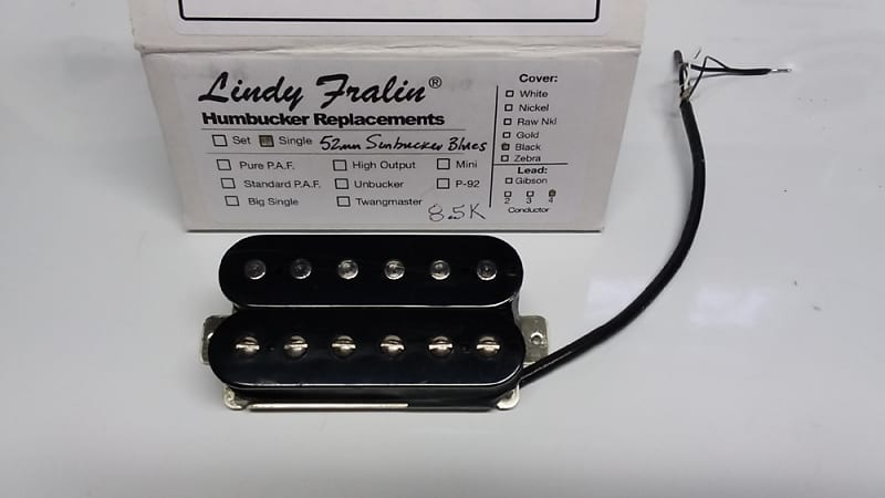 Lindy Fralin Sunbucker Blues Humbucker - clearer version of pure paf