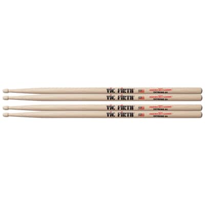 Vic Firth Extreme X5A Wood Tip Drum Sticks (2 Pair Bundle)