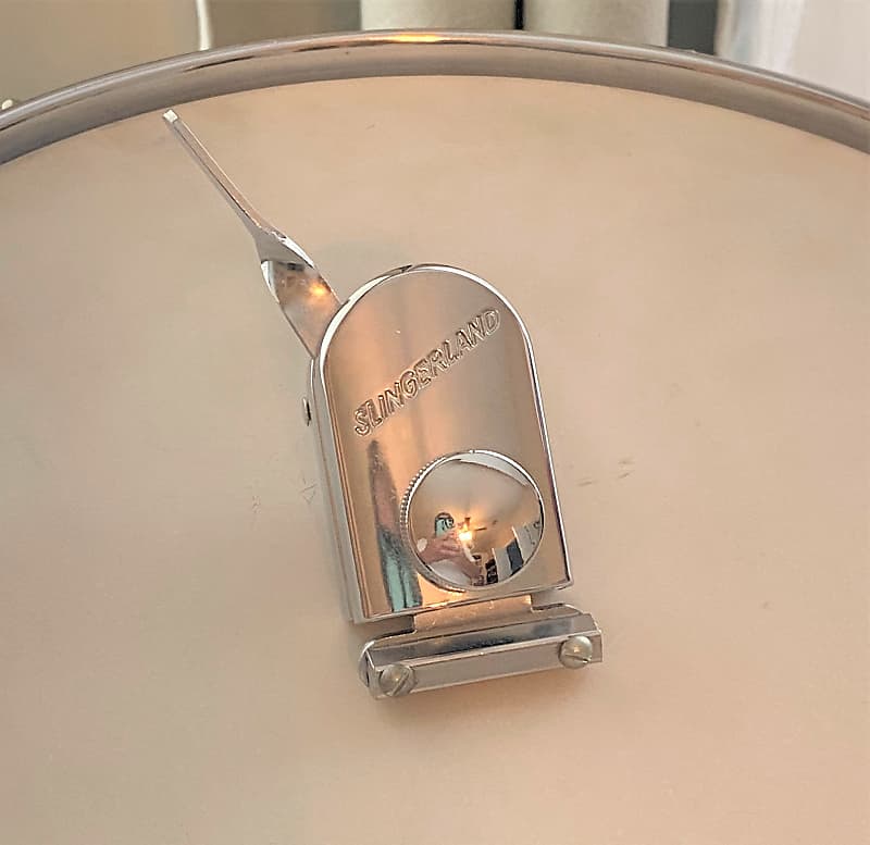 vintage 70s80s Slingerland Zoomatic chrome plated throw off Reverb