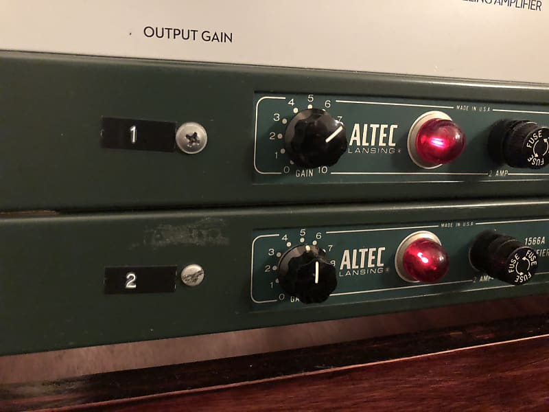 skのアンプ　真空管マイクプリアンプ altec 1566A skのアンプ 真空管マイクプリアンプ altec 1566A skのアンプ