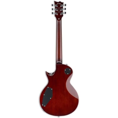 ESP LTD EC-256FM Electric Guitar (Dark Brown Sunburst) image 2