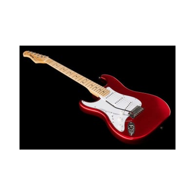 Harley Benton ST-20MN LH CA Candy Apple Red Lefty image 9