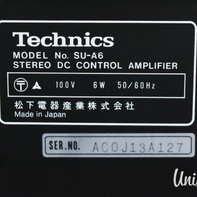 Technics SE-A5 Power Amp & SU-A6 Control Amp in Excellent Condition image 22