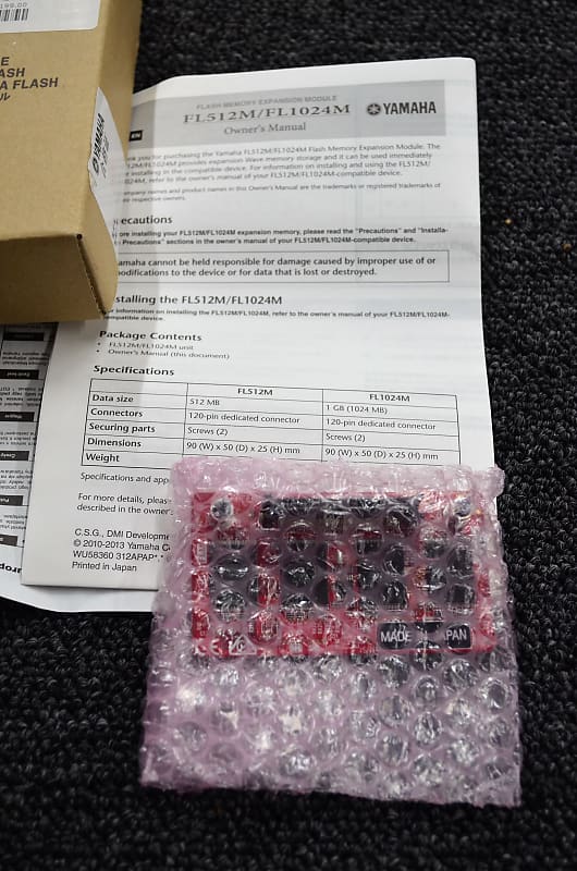 Yamaha FL512M 512MB Flash Memory Expansion for Motif XF