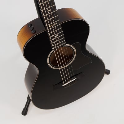 Taylor Custom Collection 12-Fret - Gloss Black Sitka Spruce Top with Big Leaf Maple Back and Sides image 3