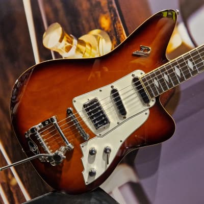 Duesenberg Paloma Vintage Burst, 6-String E-Guitar + Custom Line GigBag image 1