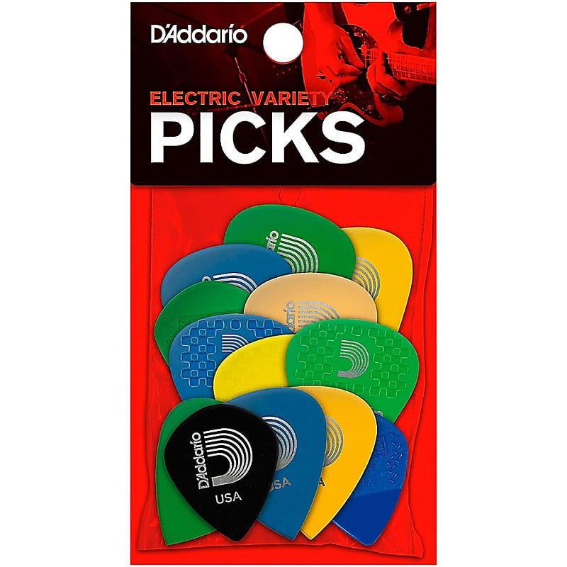 D'Addario Electric Pick Variety 13Pack Reverb