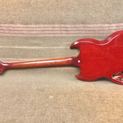 1962 Gibson Les Paul Standard SG Cherry Project Husk "Factory Renecked" 1960's image 5