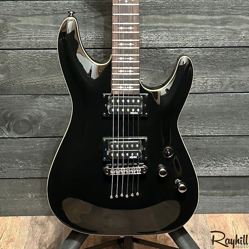 Schecter Omen-6 Black Electric Guitar B-stock image 1