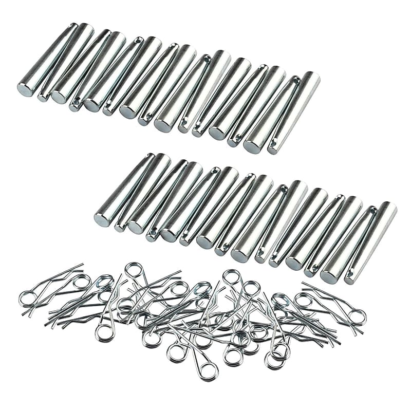 30 Sets Aluminum Conical Coupler Pins With R-Clip Stage Lights